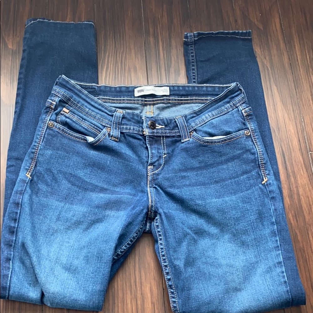 4/$20 🖤 Dark blue skinny Levi’s